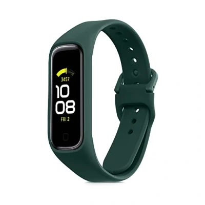 Abbildung von kwmobile Uhrenarmband Armband für Samsung Galaxy Fit 2, Ersatzarmband Fitnesstracker Fitness Band Silikon