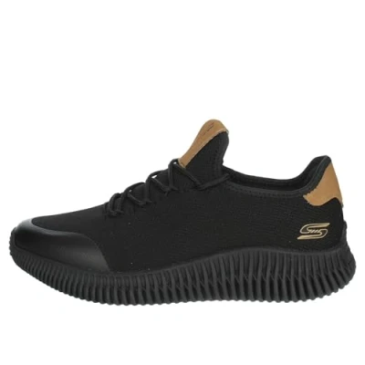 Abbildung von Skechers Sport BOBS GEO Sneaker low, Herren, Größe: 45, Black engineered knit Schuhe