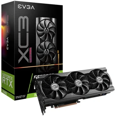 Abbildung von EVGA GeForce RTX 3080 XC3 ULTRA GAMING, 10G P5 3885 KL, 10GB GDDR6X, iCX3 Cooling, ARGB LED, Metal Backplate, LHR