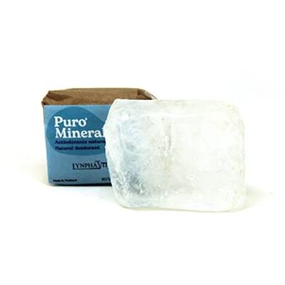 Abbildung von Puro Mineral Alaunstein Deo Kristall 100% Natürliches ohne Aluminium Chlorohydrat Dekosteine 80 120 gr.