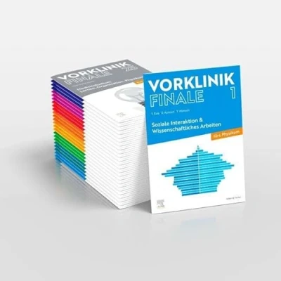 Abbildung von Vorklinik Finale Paket mit allen 25 Bänden fürs Physikum