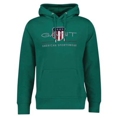 Abbildung von GANT Herren REG Archive Shield Hoodie Kapuzenpullover, Kalamata Green, 62