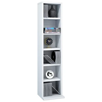 Abbildung von VCM Standregal Holz CD DVD Stand Aufbewahrung Deko Regal Elementa, 1 tlg.