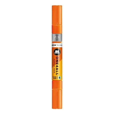 Abbildung von Molotow Permanentmarker One4All Acrylic Twin nachfüllbar 1,5 und 4mm n