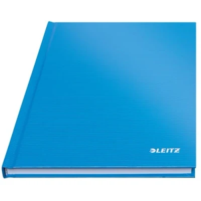Abbildung von Leitz A5 Notizbuch, 80 Blatt, Hardcover, Linierte Seiten, Solid, Hellblau, 46670030