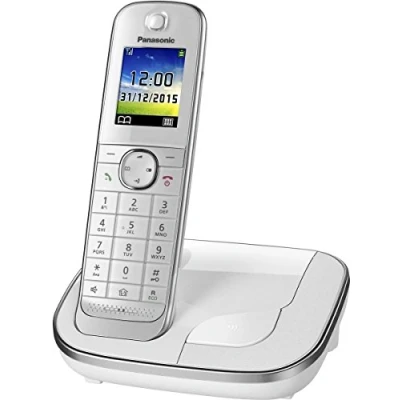Abbildung von Panasonic KX TGJ310 Schnurloses DECT Telefon (Mobilteile: 1, Weckfunktion, Freisprechen)