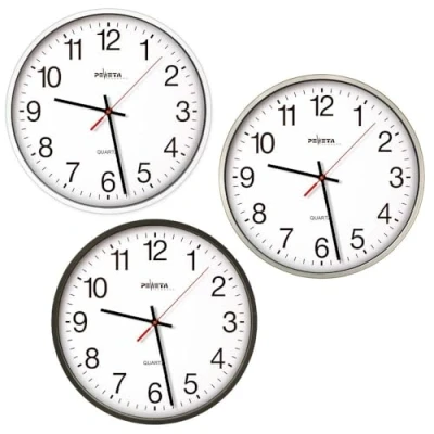 Abbildung von Peweta 44130212 Wanduhr Arab.Zahlen 25Cm Quarz Batterie 1, 44.130.212,