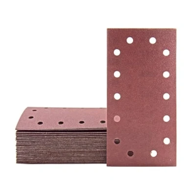 Abbildung von MioTools Fox Klett Schleifblätter, 230 x 115 mm, 14 Loch, f. Schwingschleifer, Normalkorund (50 Stk.) K100