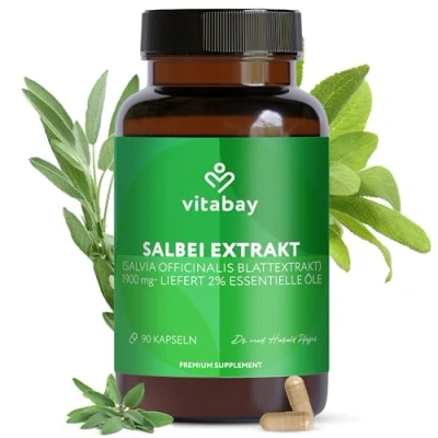 Abbildung von Vitabay SALBEI EXTRAKT 1900 mg 90 St