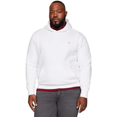 Abbildung von Tommy Hilfiger FLAG LOGO Hoody Sweatshirt, Herren, Größe: 3XL, White