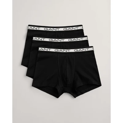 Abbildung von GANT Basic Trunk 3 PACK Panties, Herren, Größe: Small, Black