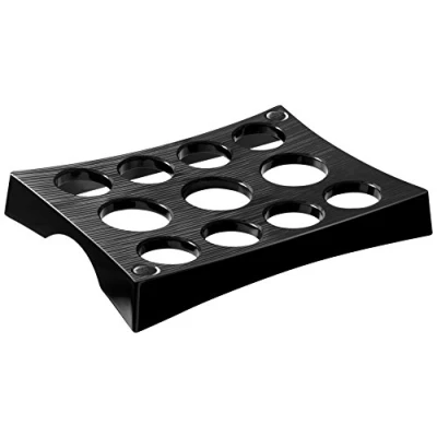 Abbildung von 10 x CEP Becherträger 11 Löcher für Tee + Kaffee schwarz