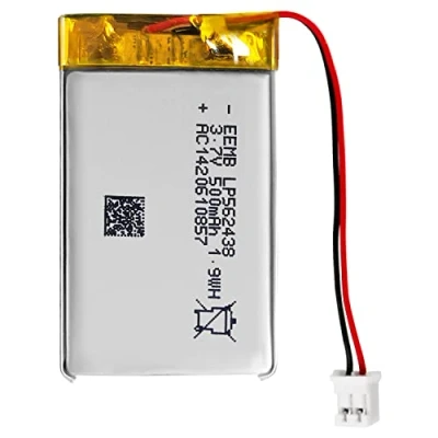 Abbildung von EEMB 3,7V Lipo Akku 500mAh 562438 Wiederaufladbarer Lithium Polymer Ionen mit JST Anschluss.Stellen Sie sicher, DASS die Polarität des Geräts vor dem Kauf Batterie übereinstimmt!