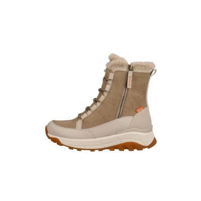 Abbildung von Rieker Evolution Snowboot/Winterstiefel, Damen, Größe: 37, Creme beige Schuhe