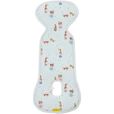 Abbildung von Aeromoov Baby Sitzauflage Air Layer Einlage Für Autositz oder Kinderwagen Gruppe 0 Antischwitz Sommerbezug Bio Baumwolle Circus Tigers