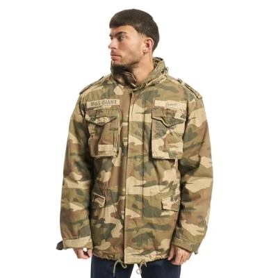 Abbildung von Brandit Giant Leichte Jacke, Herren, Größe: 4XL, Wood camo