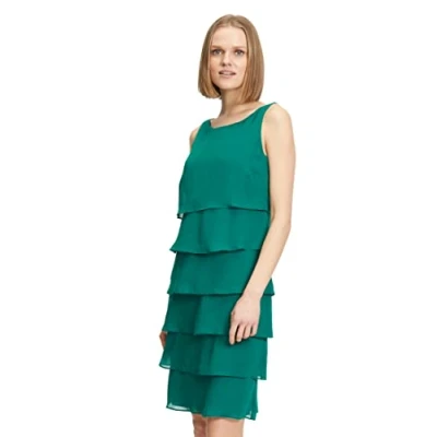 Abbildung von Vera Mont Damen 0063/4825 Kleid, Bright Ivy, 36