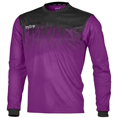 Abbildung von Mitre Kinder Command Goalkeeper Fußball Shirt Match Day, Violett/Schwarz, My