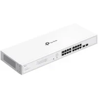 Abbildung von TP Link Festa FS318GP 18 Port Gigabit Switch, 16x 802.3af/at PoE+ Ports, 2x SFP Steckplätze, 150W Gesamt PoE Budget, bis zu 30 W Leistung pro Port, Kostenlose Cloud Verwaltung