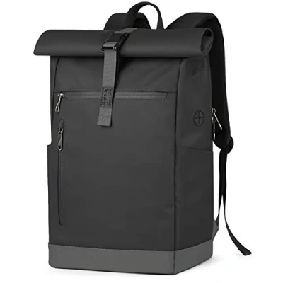 Abbildung von Inateck Laptoprucksack RollTop rucksack Herren Damen 25L 30L Schulrucksack, wasserdicht
