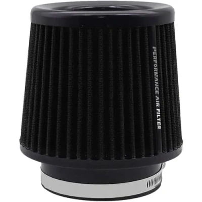 Abbildung von Universal Luftfilter car Tauschluftfilter für 76 mm 89mm 101mm Kaltluftfilter Einlass Induktions Set Roter Hochleistungs Luftfilter, Waschbarer und wiederverwendbarer (black)