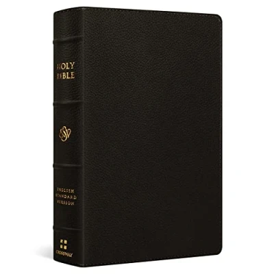 Abbildung von ESV Large Print Personal Size Bible (Buffalo Leather, Deep Brown)