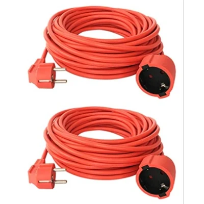 Abbildung von 2X Verlängerungskabel 30m Verlängerung SCHUKO IP44 Stromkabel Garten Kabel V13