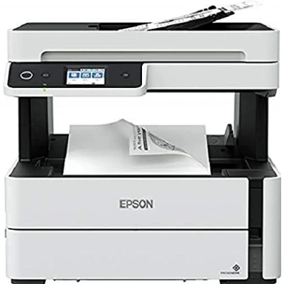 Abbildung von Epson EcoTank ET M3180 Multifunction 4 in 1 A4 B &amp; W Duplex PCL USB WiFi Ethernet Etail Retail Schwarz One Size