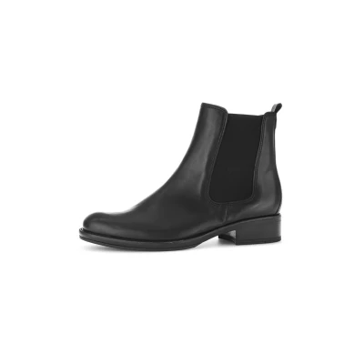 Abbildung von Gabor Damen Chelsea Boots, Frauen Stiefeletten,uebergangsschuhe,uebergangsstiefel,Schlupfstiefel,flach,Stiefel,Bootee,schwarz,39 EU / 6 UK