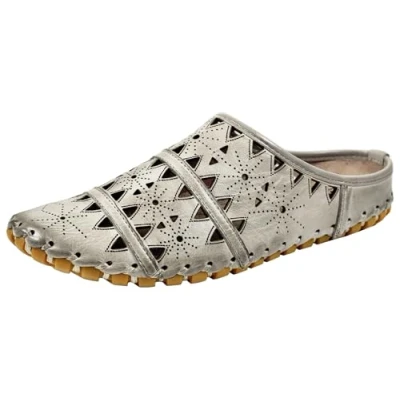 Abbildung von Gemini KALI Anilina Sabot Pantolette flach, Damen, Größe: 37, Mineral Schuhe