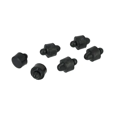 Abbildung von AKF Set: 6x Gummipuffer (Gummipilz) für Sitzbank Simson KR51 Schwalbe, SR4 1 Spatz, 2 Star, 3 Sperber, 4 Habicht