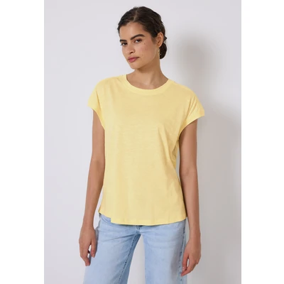 Abbildung von Street One Studio MIT Schulterdetail Tshirt basic, Damen, Größe: 34, Gelb