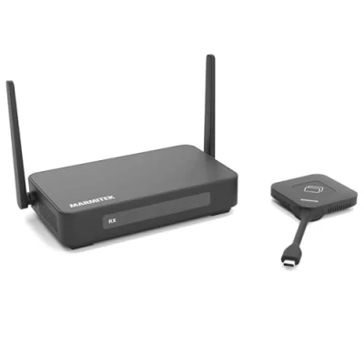 Abbildung von Stream 4K Pro KIT (1TX/1RX) Drahtloses Präsentationssystem mit 1 Sender (USB C Dongle) und Empfänger HDMI Konferenzlösung Touchback USB Wireless