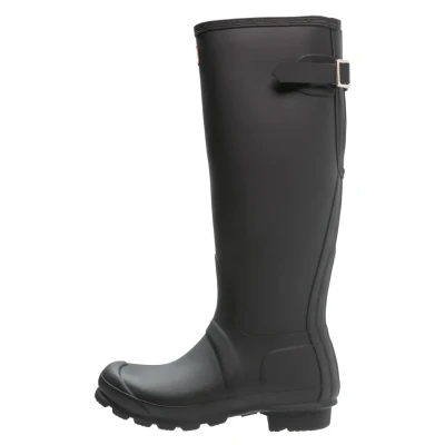 Abbildung von Hunter Original Adjust, Damen Langschaftstiefel, ungefüttert, Schwarz, 40/41 EU (7 UK)