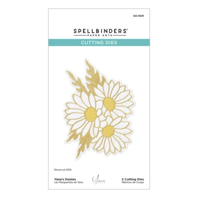 Abbildung von Spellbinders Yana&#039;s Daisies Etched Dies (S4 1441)