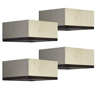 Abbildung von SOTECH 4er Set Möbelfüße MOTEL 65 x mm Höhe 35 Edelstahloptik Schrankbeine aus Aluminum