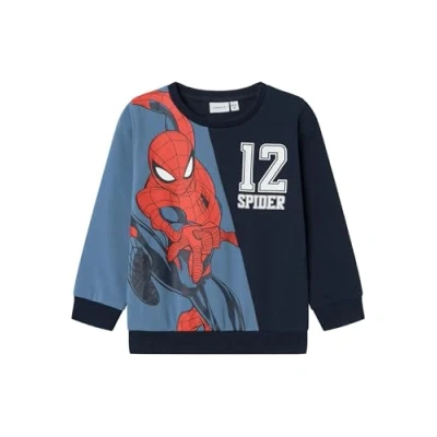 Abbildung von Name it Spiderman Sweatshirt für Kinder, Größe: 92, Coronet blue