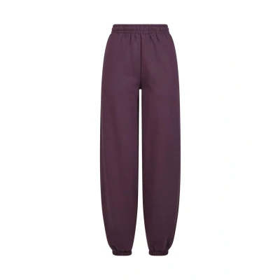 Abbildung von Urban Classics Fluffy Jogginghose, Damen, Größe: XL, Plumpurple