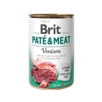 Abbildung von Brit Blech Pastete &amp; Fleisch 400 g Hundefutter Hirsch...