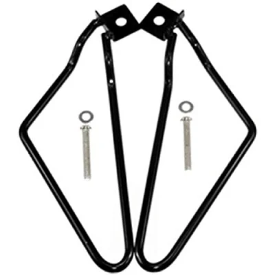 Abbildung von ANCLLO Motorrad Satteltaschen Stützstangen für Harley Davidson 883 Iron XL883N Dyna Fat Bob FXDF, Schwarz, 2 Stück