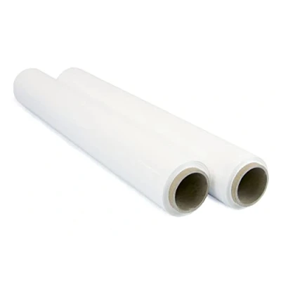 Abbildung von Film Rot zum Verpacken von 50 cm x 300 m Länge, elastische Folie, manuelle Verpackung (Weiß, 2 Rollen)