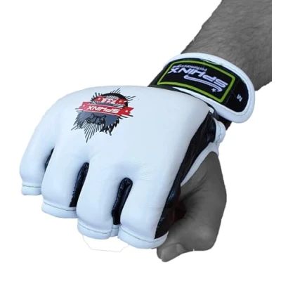 Abbildung von Kenneth J Lane Hunter SRT MMA Handschuhe Unisex Erwachsene, Weiß, XL