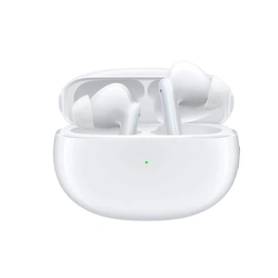 Abbildung von OPPO Enco X kabellose In Ear Kopfhörer, Bluetooth 5.2, hybrid Geräuschunterdrückung, Android und iOS kompatibel, kabelloses Laden. Inkl. Ladecase, weiß