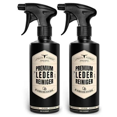 Abbildung von URBAN FOREST Lederreiniger + Lederbalsam als Sparset 500ml 250ml (1 St. für sämtliche Glattlederobeflächen)