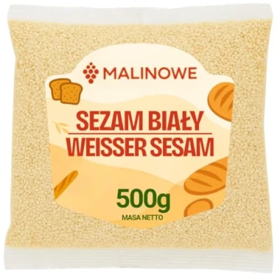 Abbildung von Malinowe WEISSER Sesam 500g weißer Sesamsamen