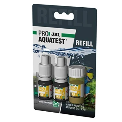 Abbildung von JBL Wassertest Nachfüller, Für Süß /Meerwasser Aquarien, ProAquaTest SiO2 Silikat Refill, 3 Stück