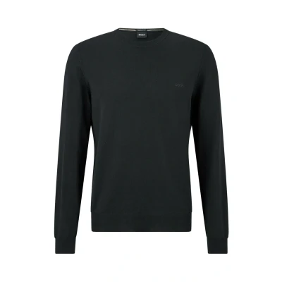 Abbildung von BOSS WOOL CREW NECK Jumper Strickpullover, Herren, Größe: Small, Black one