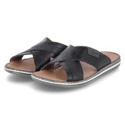 Abbildung von Rieker Herren 21082 Pantolette, Schwarz, 44 EU