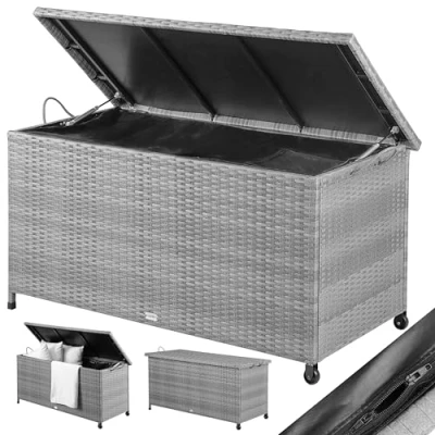 Abbildung von Casaria Auflagenbox, Aufbewahrungsbox UV beständig Wetterfest Garten