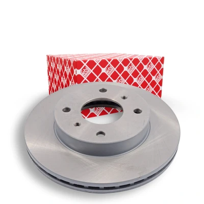 Abbildung von FEBI BILSTEIN 10628 Bremsscheibe Vorderachse 256 22 4 114,3 innenbelüftet beschichtet NISSAN: Primera Hatchback, Almera II Schrägheck, 200SX